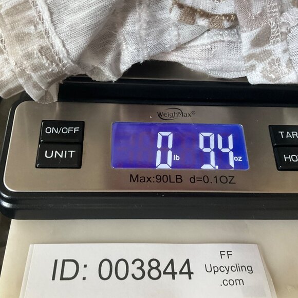 Adore Large Kimono Poncho Shawl Blue Beige Coastal Burn Out Velvet Boho - Picture 12 of 12